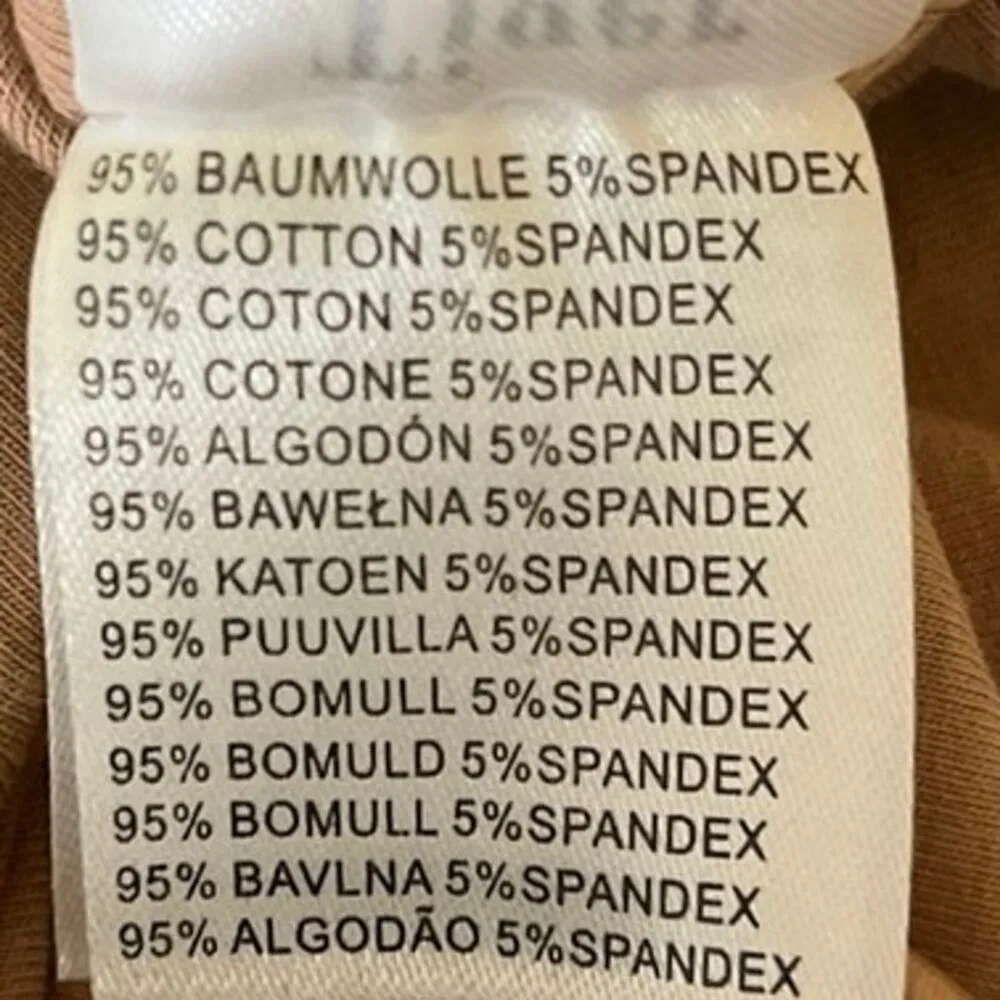 Tiger Mist Tan Brown Crew Neck Crisscross Back Strap One Piece Bodysuit Size XS - Image 4