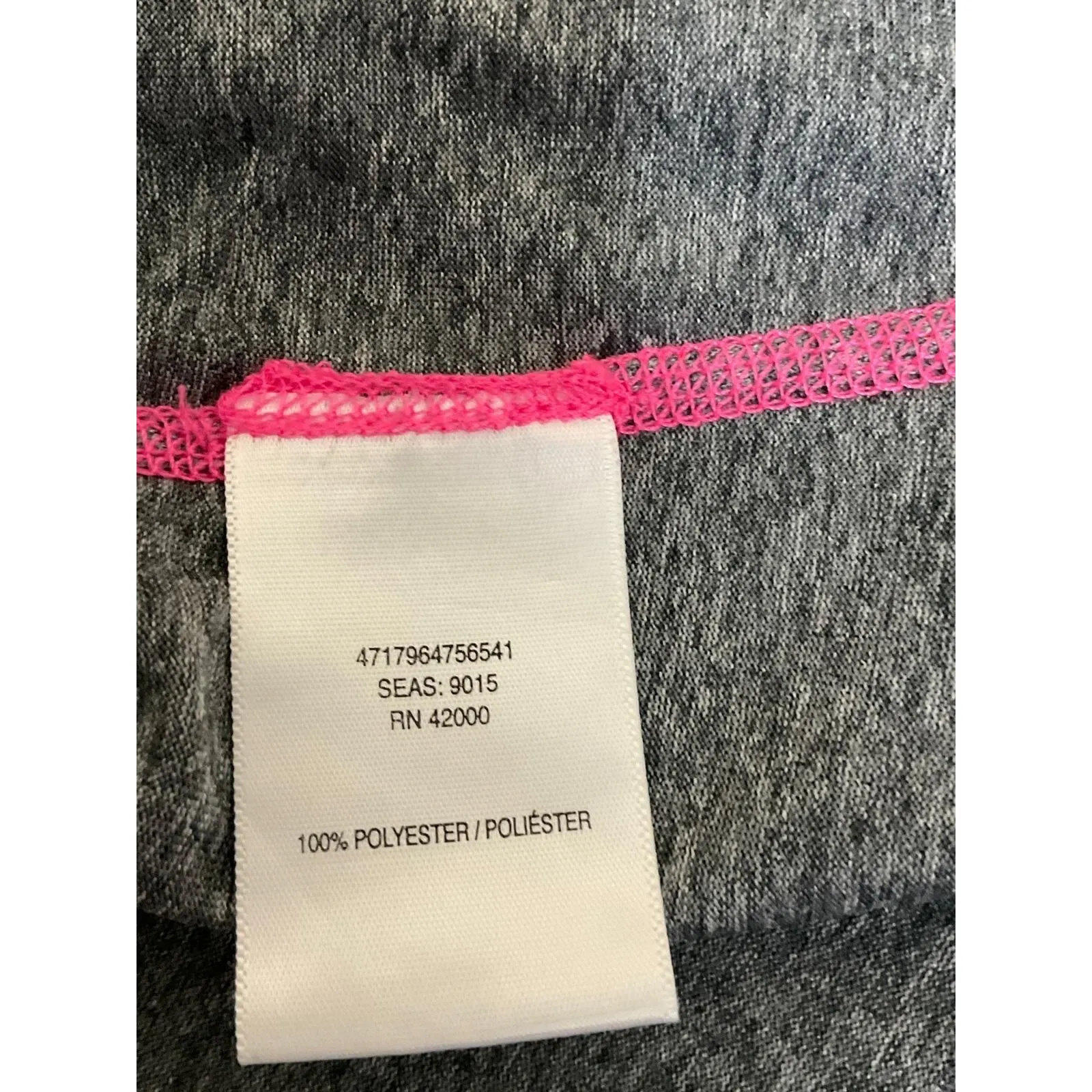 Everlast sport athletic active workout polyester short sleeve gray women top XL - Image 8