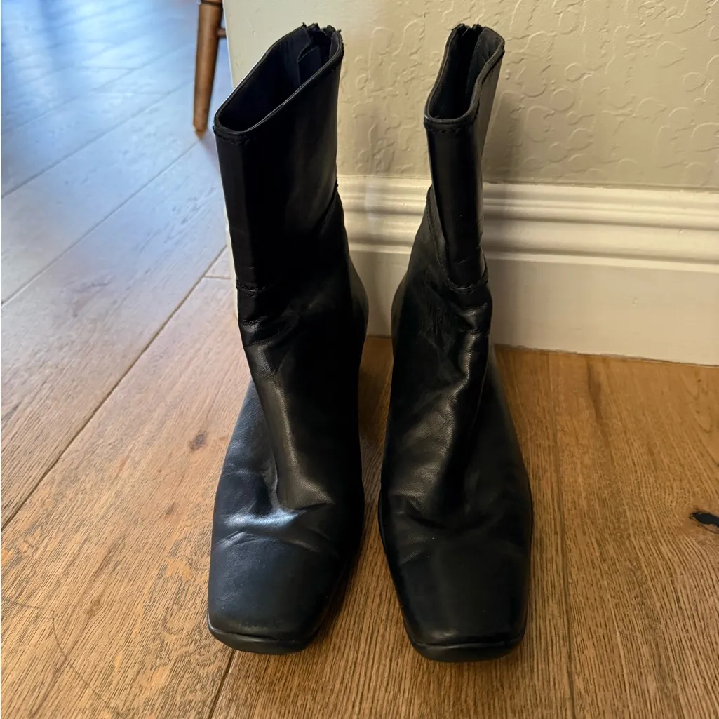 Stuart Weitzman Black Ankle Boots - Image 3