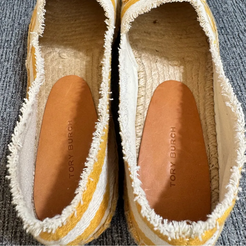 Tory Burch Women’s Fray Stripe Espadrille Flats - Image 15