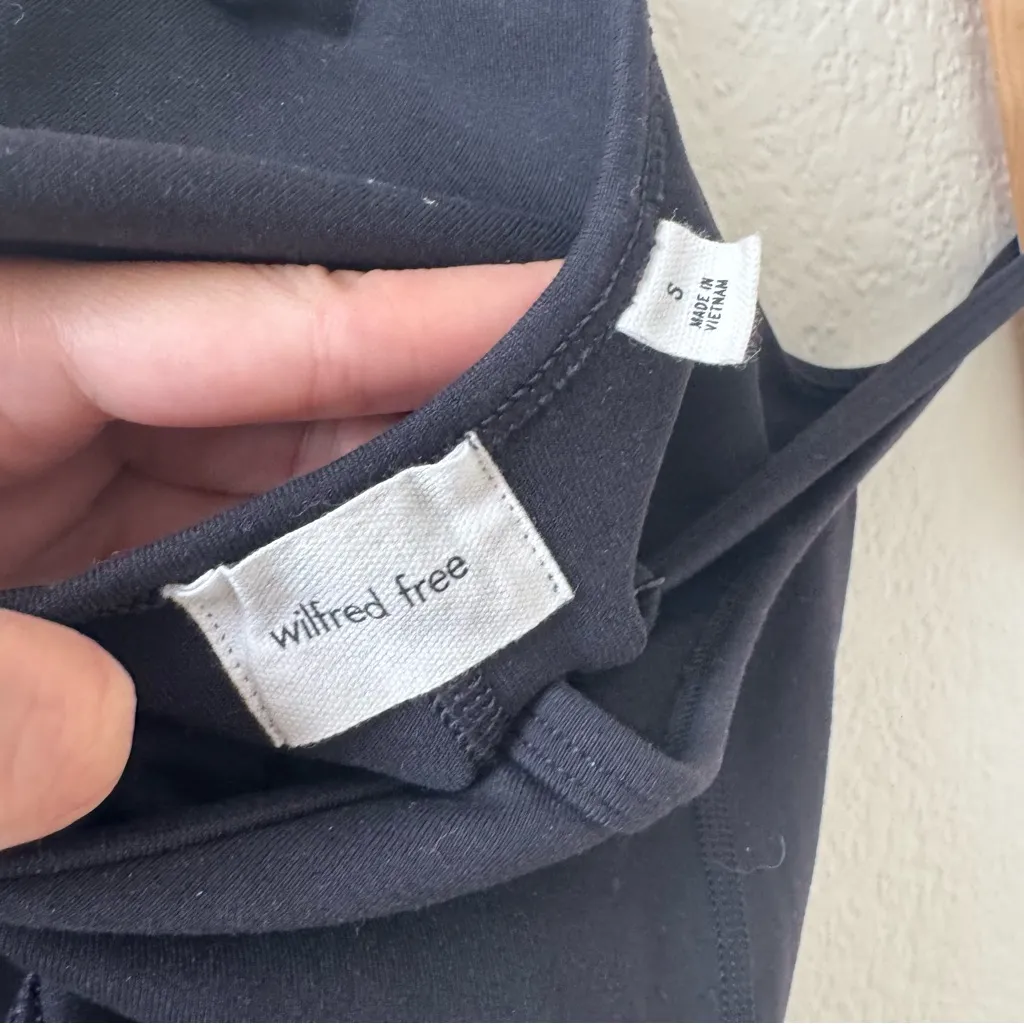 Wilfred Free Aritzia Black Divinity One Piece Jumpsuit Size Medium - Image 7