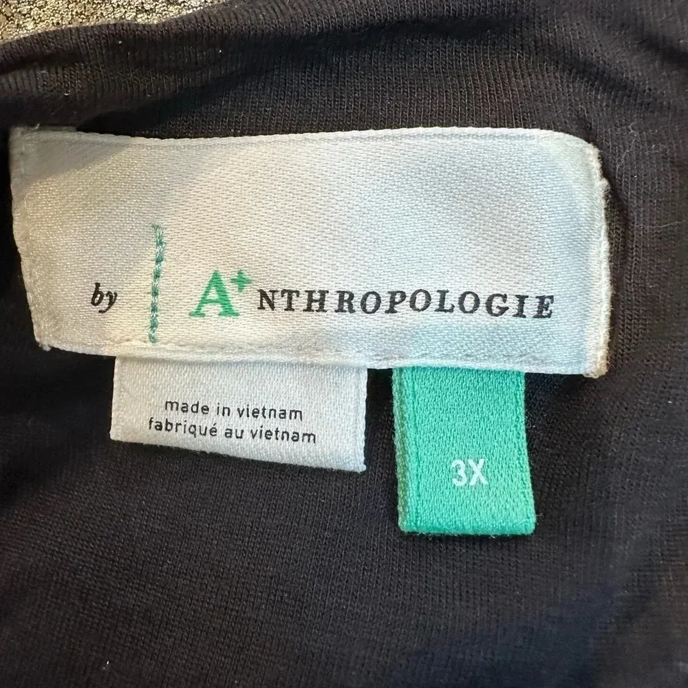 Anthropologie Kari Metallic Shimmer Midi Dress Plus Size 3X - Like New! - Image 7