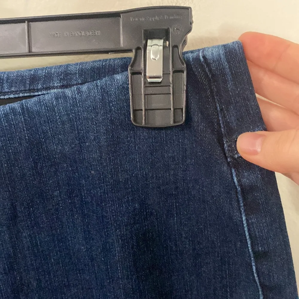 Soft Surroundings the ultimate denim pull on slimming skinny jeans size S - Image 6