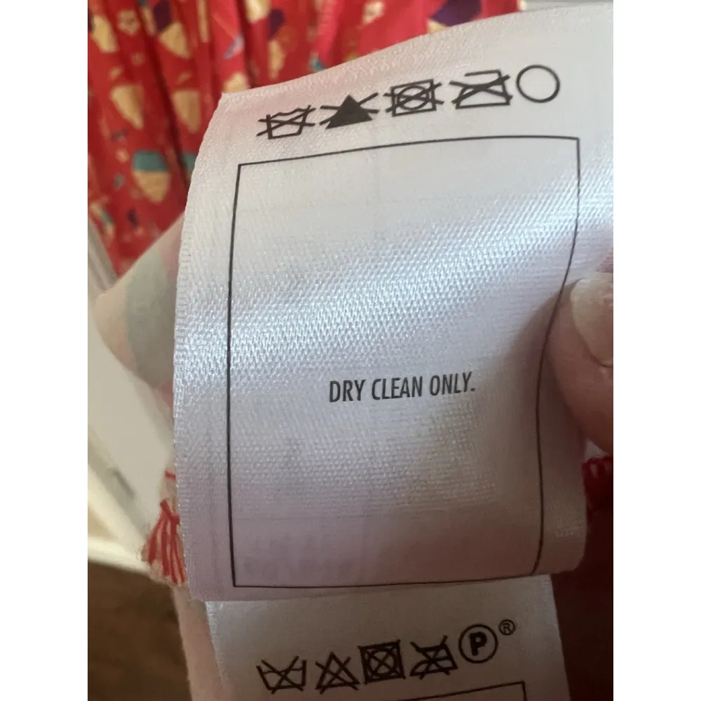 Disney Parks Dress Size Womens XS Dole Whip Dress Pineapple Print Red - Image 4