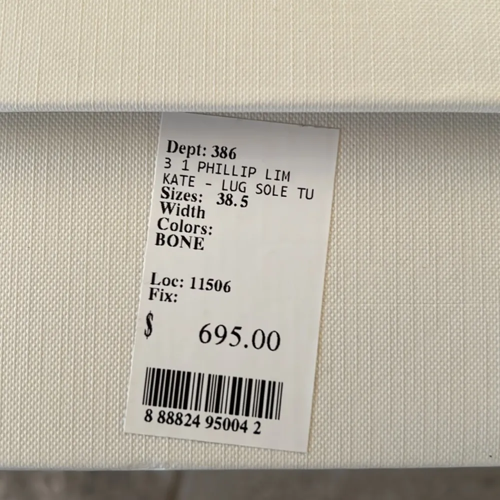 3.1 Phillip Lim Kate Tall Boots in White, Size 38.5 New in Box + Dust Bag $650 - Image 13