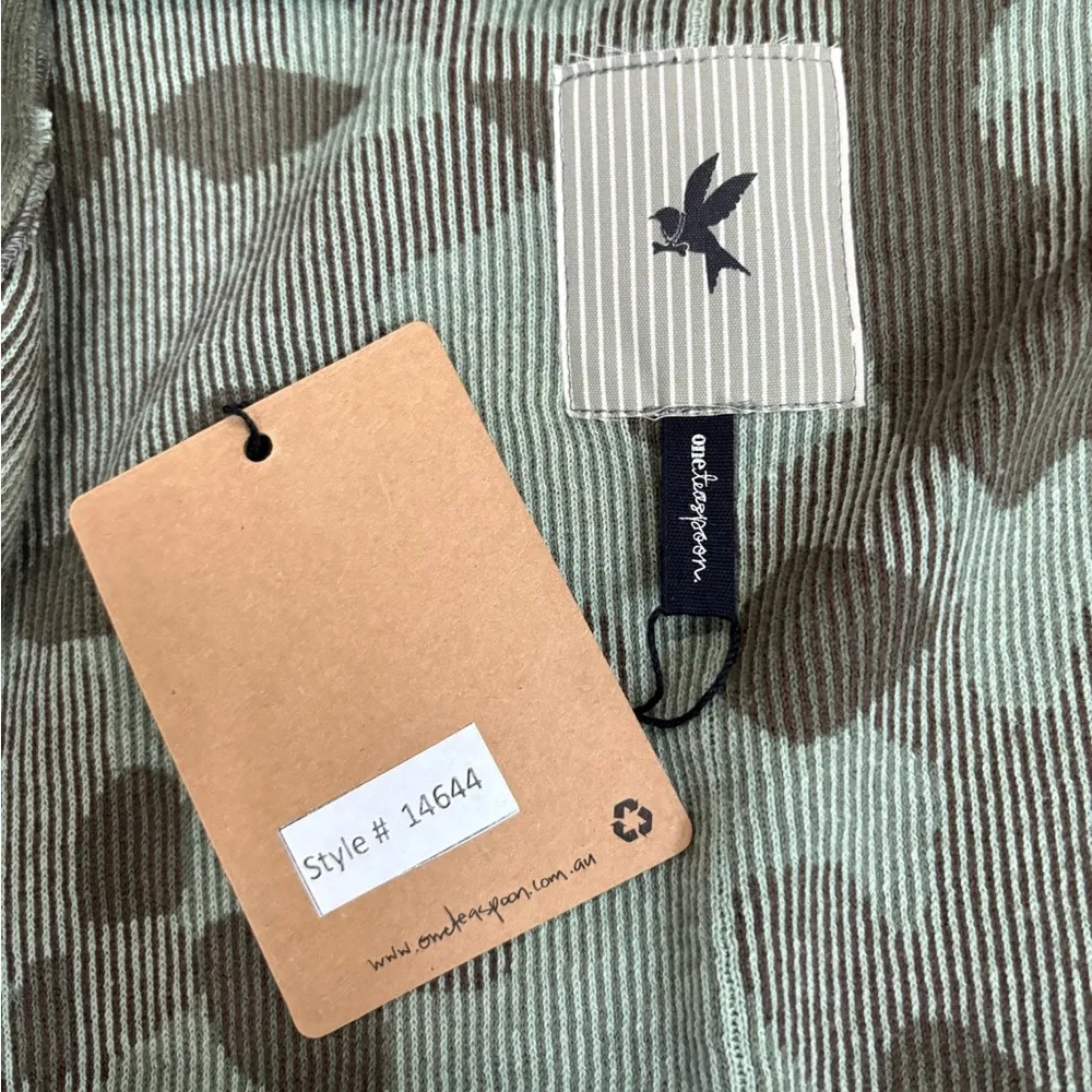 One Teaspoon Camo Knit Open Front Cardigan Jacket – Style 14644 – Size Small NWT - Image 8