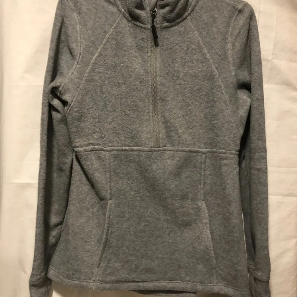 Zelos Gray Fleece Half Zip Pullover Jacket Womens Sz S NEW NWT - Image 2