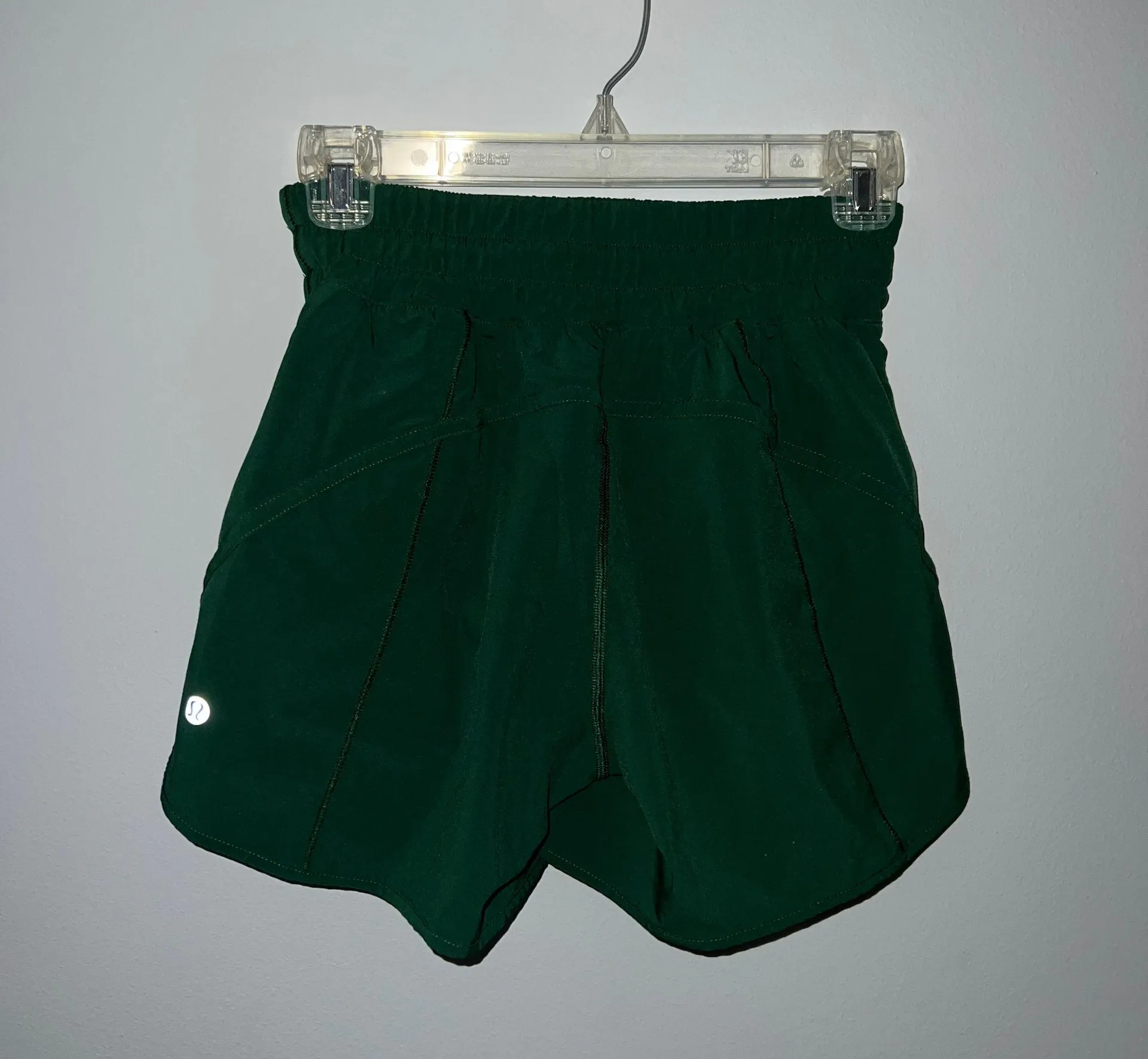 Lululemon Track That Mid-Rise Lined Short 5" Everglade Green - Image 2