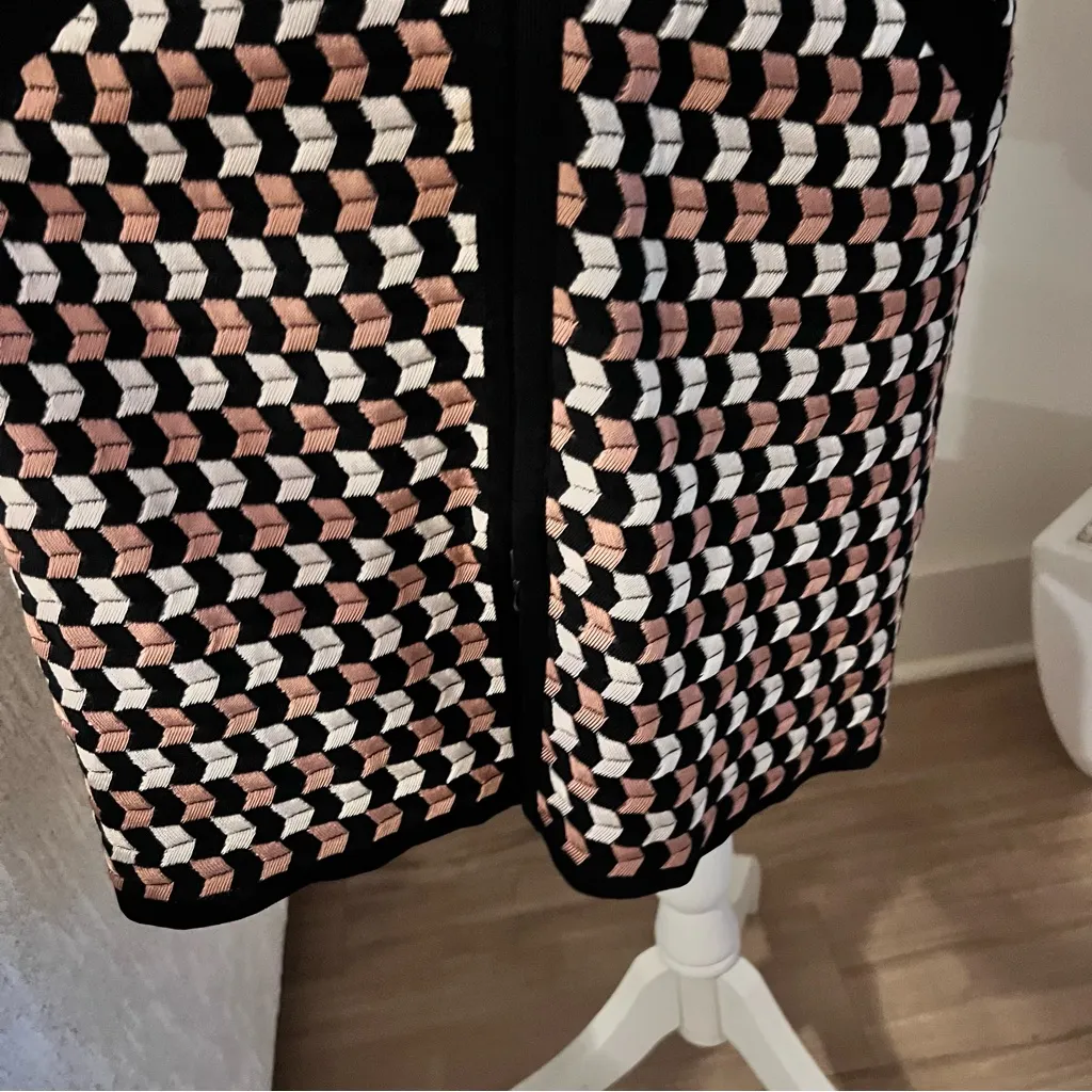 M Missoni Patterned Knit Long Multicolor Cardigan - Image 6