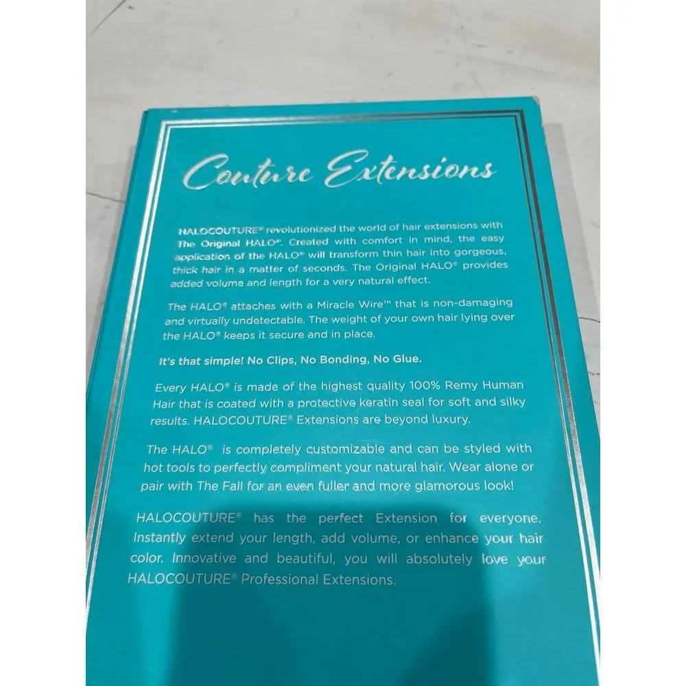 Couture‎ extensions original halo 16" color 6 genuine 100% REMY human hair - Image 7