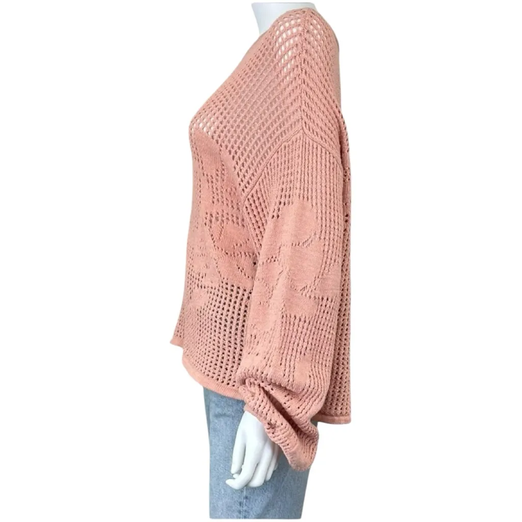 Z SUPPLY NWT Pink Yael Sweater Size L - Image 2