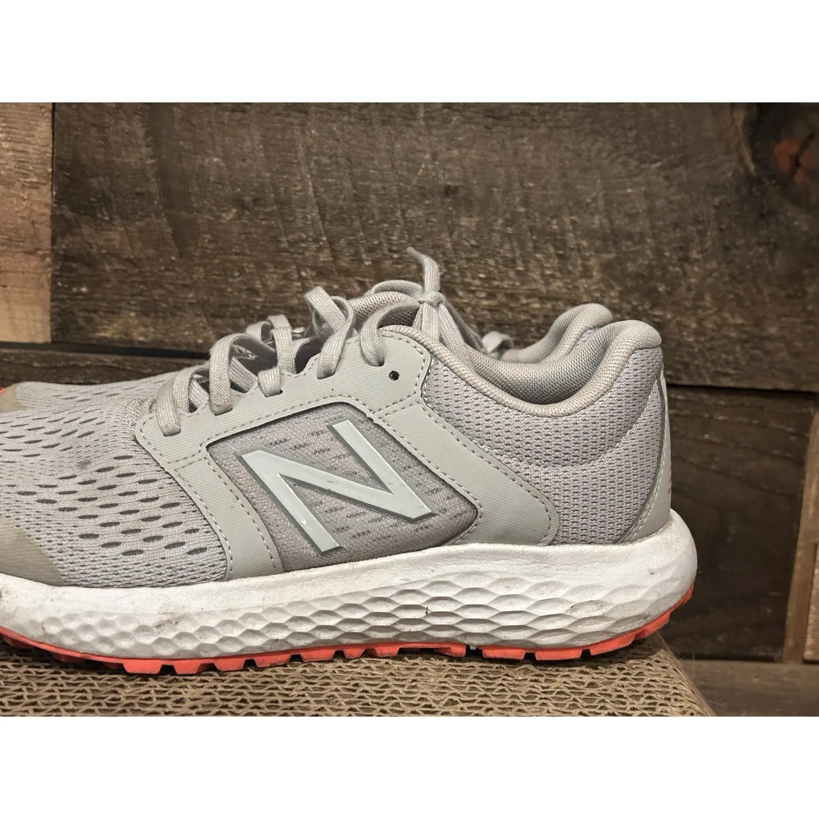 New‎ Balance 520 Comfort Ride Women's Running Shoes Size 9 Gray Pink W520LS5 - Image 3