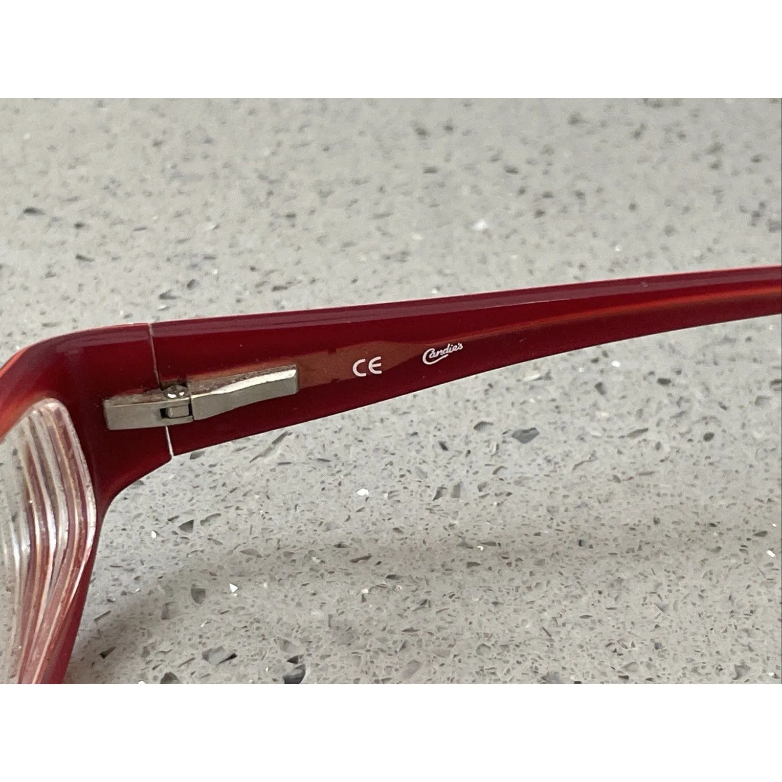 Candie's Rebecca Eyeglasses Frames ONLY BLK Black Full Rim Y2k 49-15-135 - Image 6