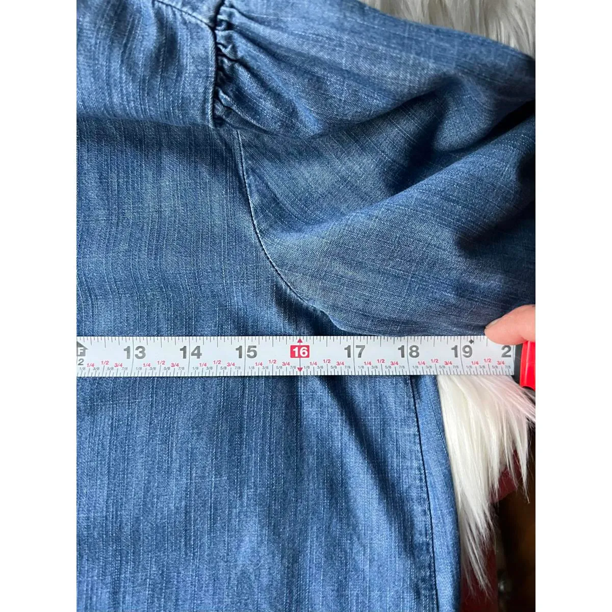 Madewell Women's Denim Blouse XXS - Image 7