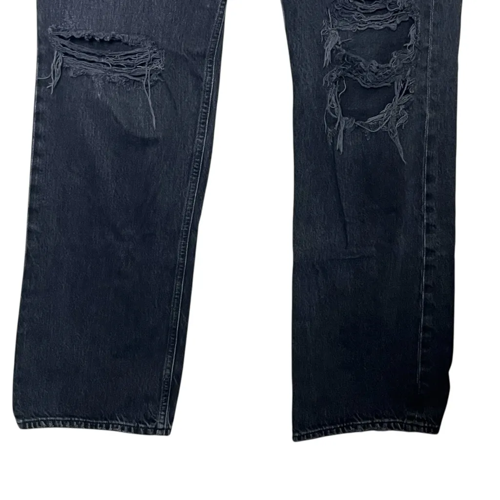 AGOLDE Lana Mid Rise Vintage Straight Jeans Women’s Size 30 Distressed - Image 4