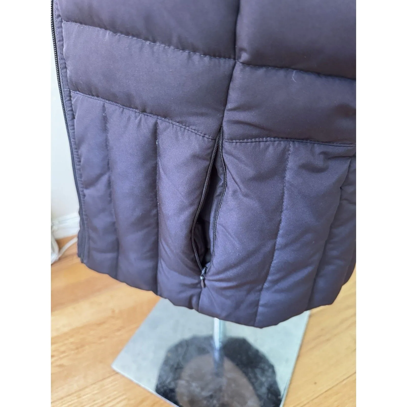 Kenneth Cole Reaction Chocolate Brown Warm Layering Down Puffer Vest Jacket Sz L - Image 13