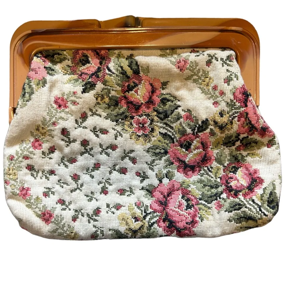 vintage floral tapestry Clutch - Image 3