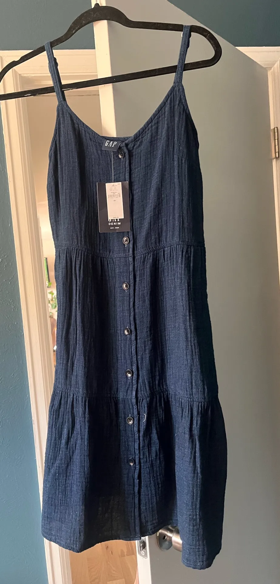 Gap Crinkle Gauze Mini Dress - Image 2