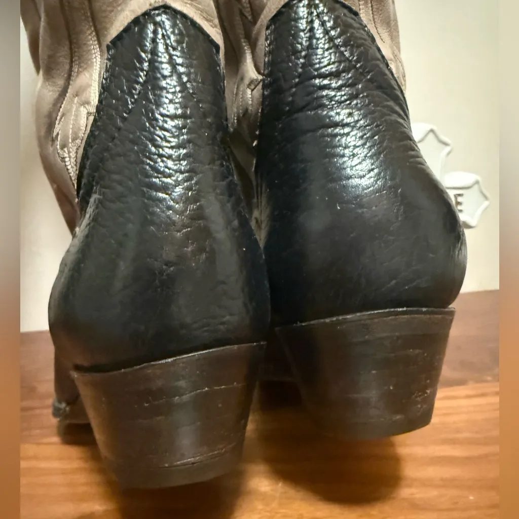 Vintage by Guy Garrett women's cowboy boots Black Size 11 - Image 6