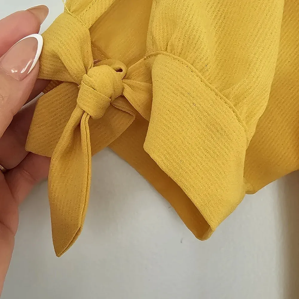 Blashe SHORT SLEEVE OFF THE SHOULDER Yellow Size L - Image 4