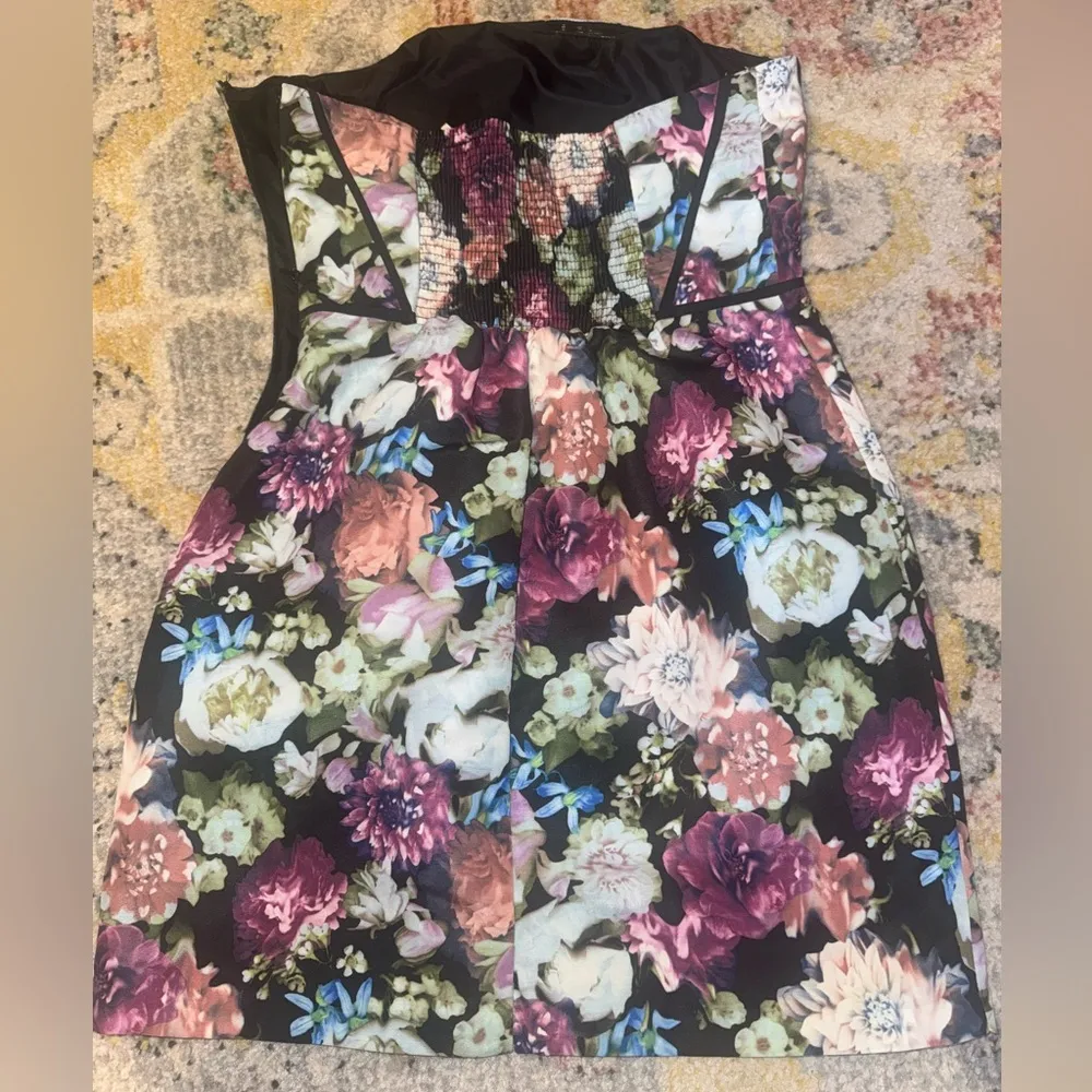 Kimichi Floral Sleeveless Dress by urban outfitters Blue Size M - Image 2