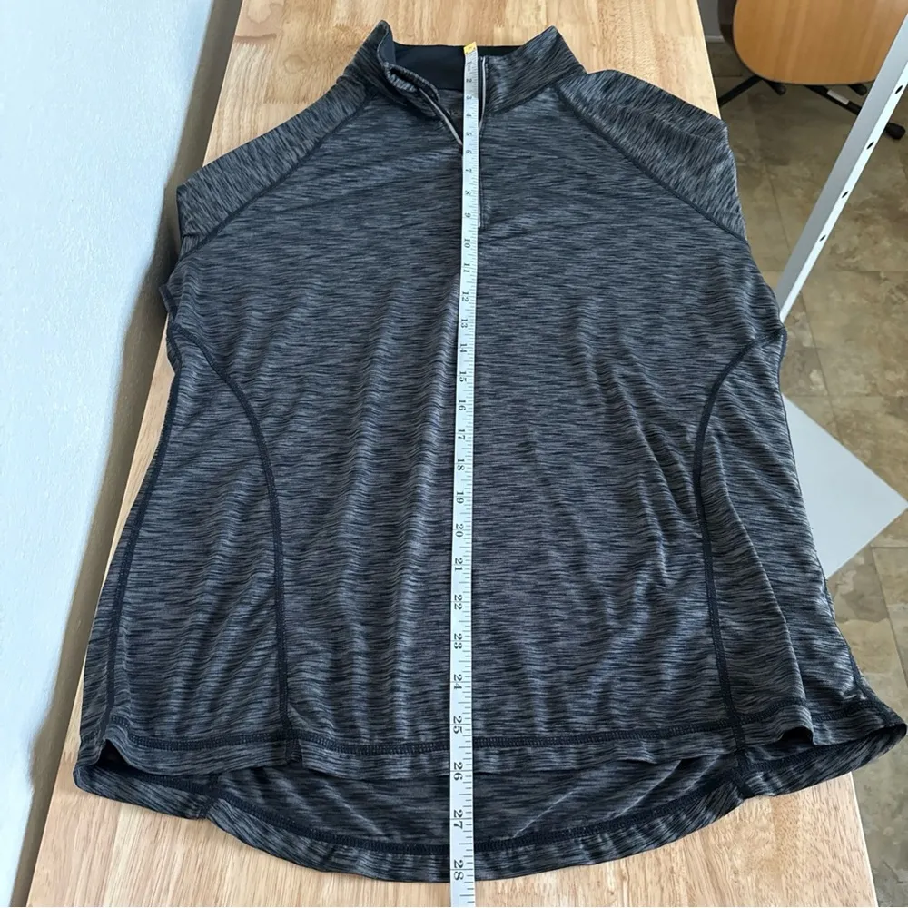 IDEOLOGY Womens Space-Dyed Quarter-Zip Pullover Sports Fitness Jacket Size L - Image 10