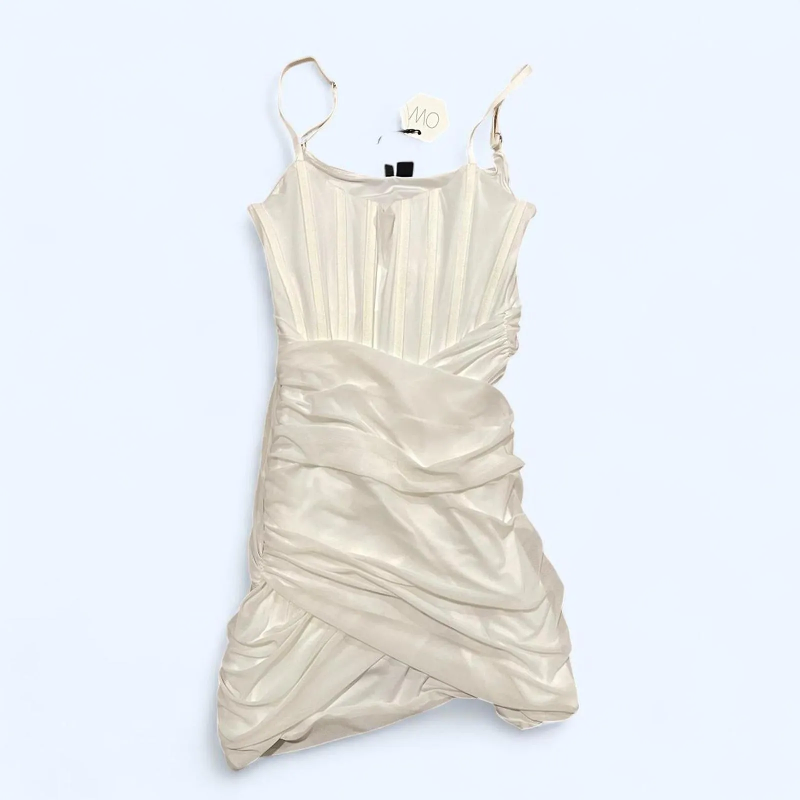Diana Mini Dress in White. OW Collection, size large. originally $190. White - Image 7