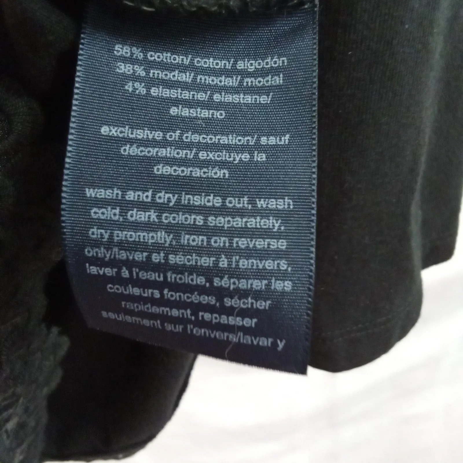 Tommy Hilfiger Women Medium Black 3/4 Sleve Round Neck Embroidery‎ Lace Blouse - Image 7