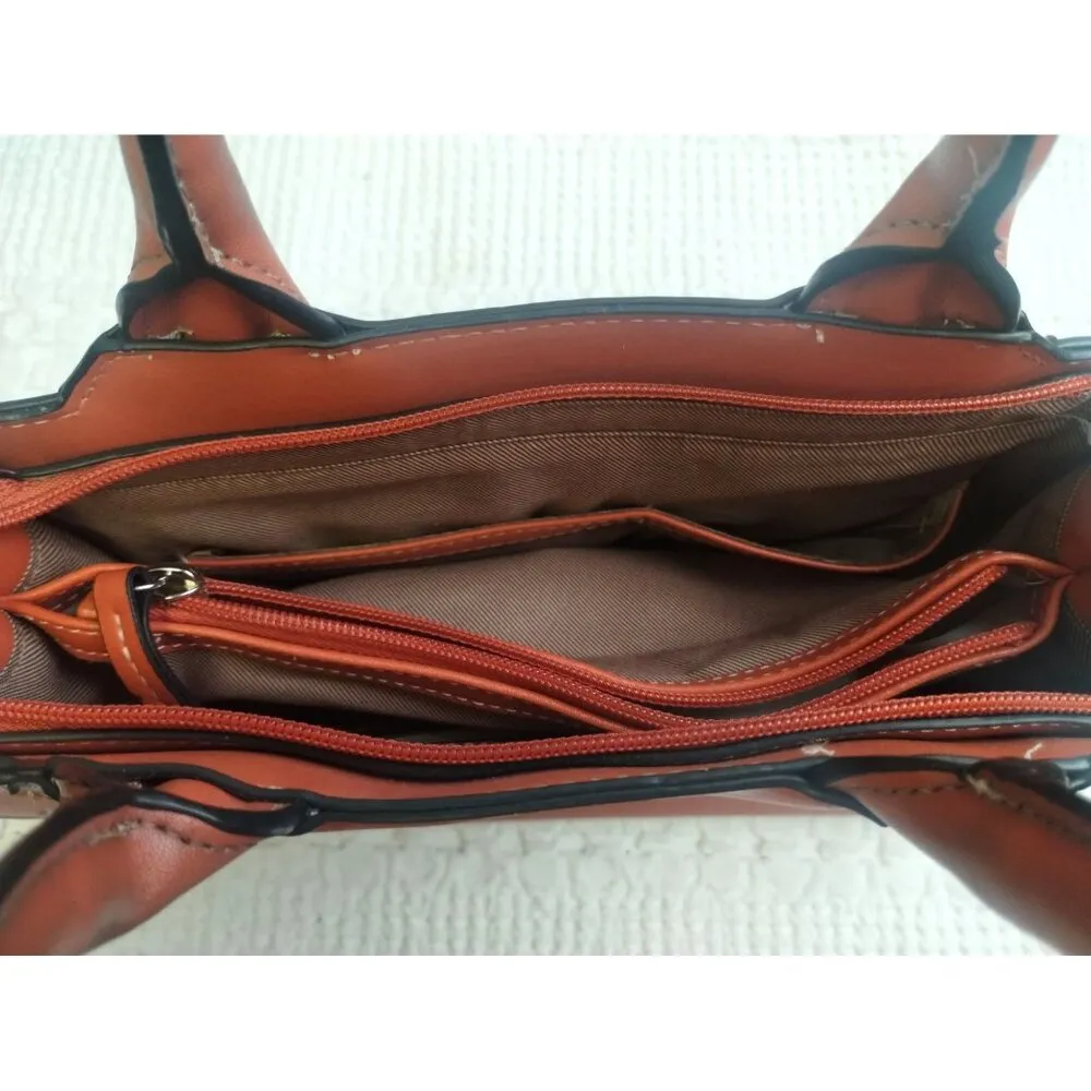 London Fog Women's Orange Purse/Handbag/Shoulder bag SKU 3175 - Image 6