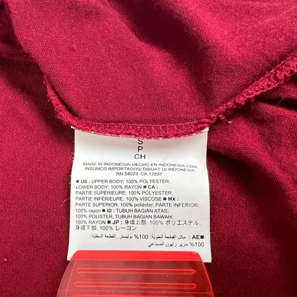 Old Navy Maroon Red Sleeveless Blouse Size Small - Image 6