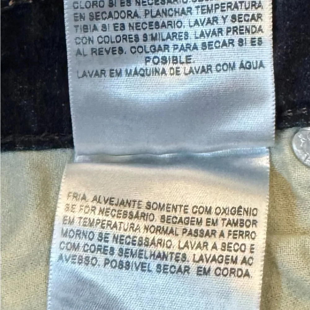 Levi Signature Mid Rise Straight Denim Jeans Dark minimalist everyday denim 4M - Image 10