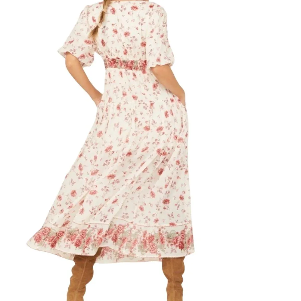 FREE PEOPLE Lysette Maxi Dress Size Large New with Tag MSRP $168 - Image 4