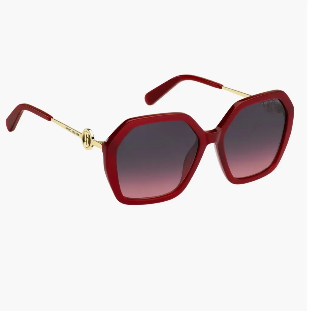 MARC JACOBS 53mm GRADIENT SQUARE SUNGLASSES - Image 2