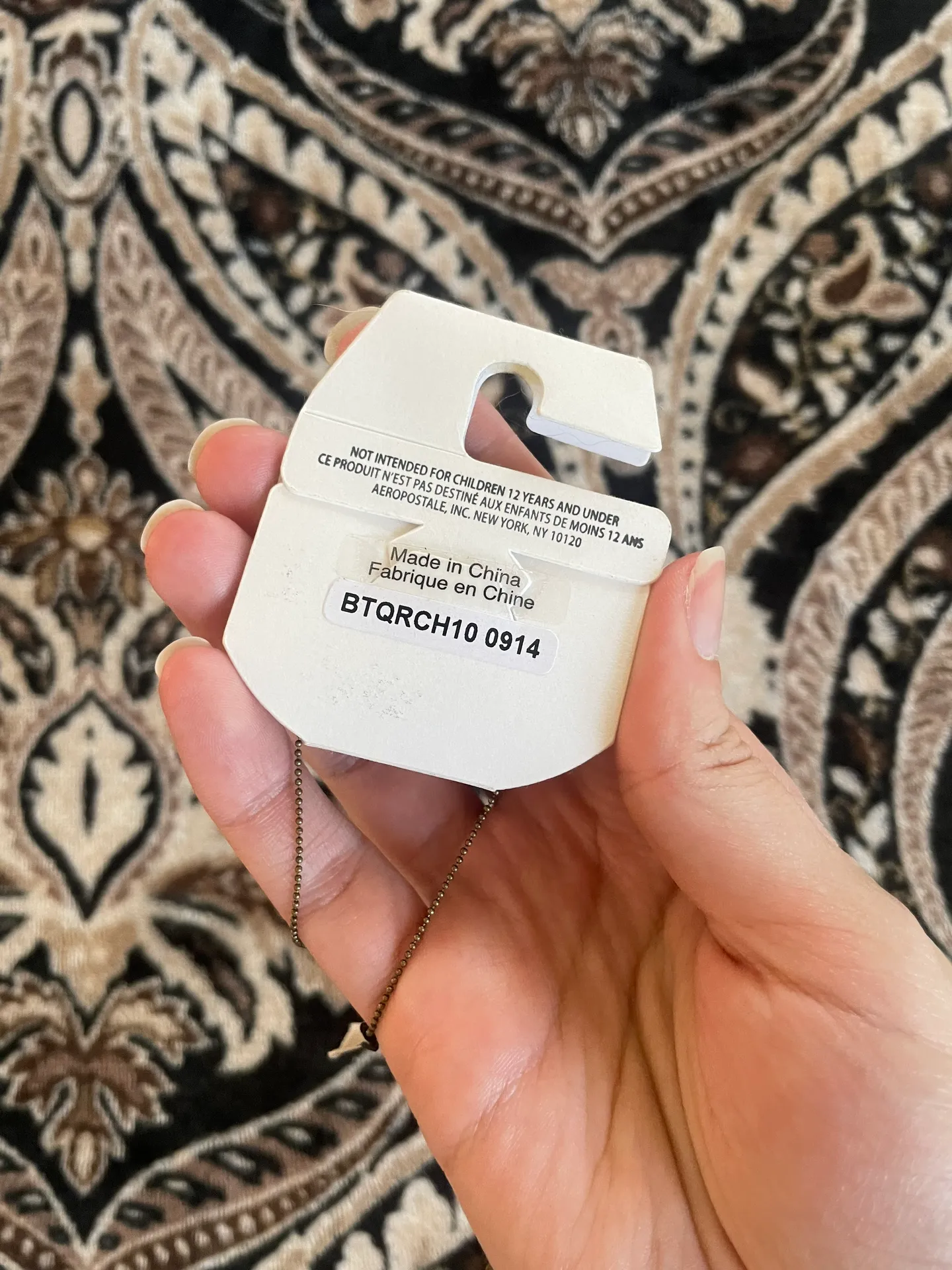 Y2K Retro Aeropostalé Owl Necklace - Image 5