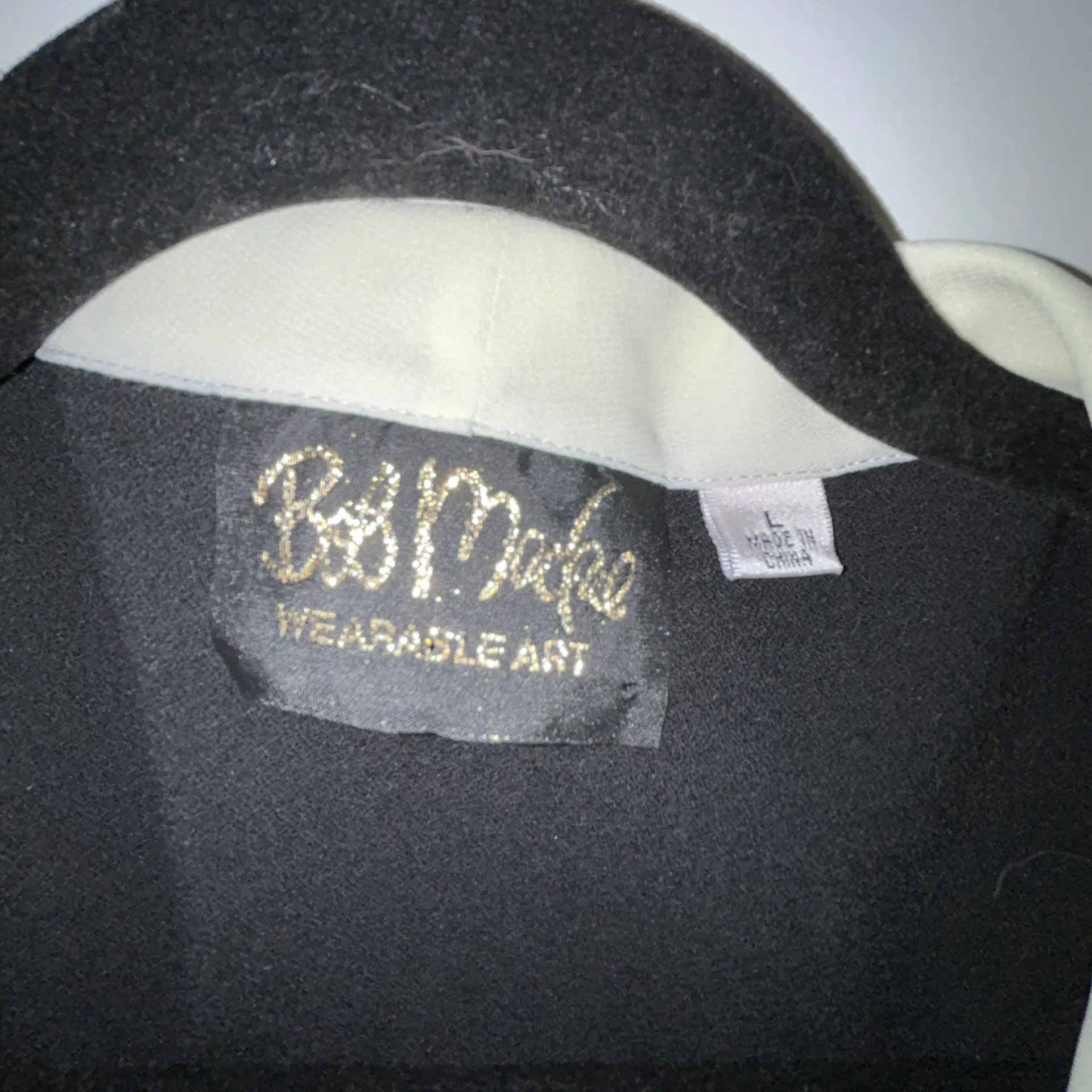 Wearable Art Button Front Vest Blouse Top - Image 5