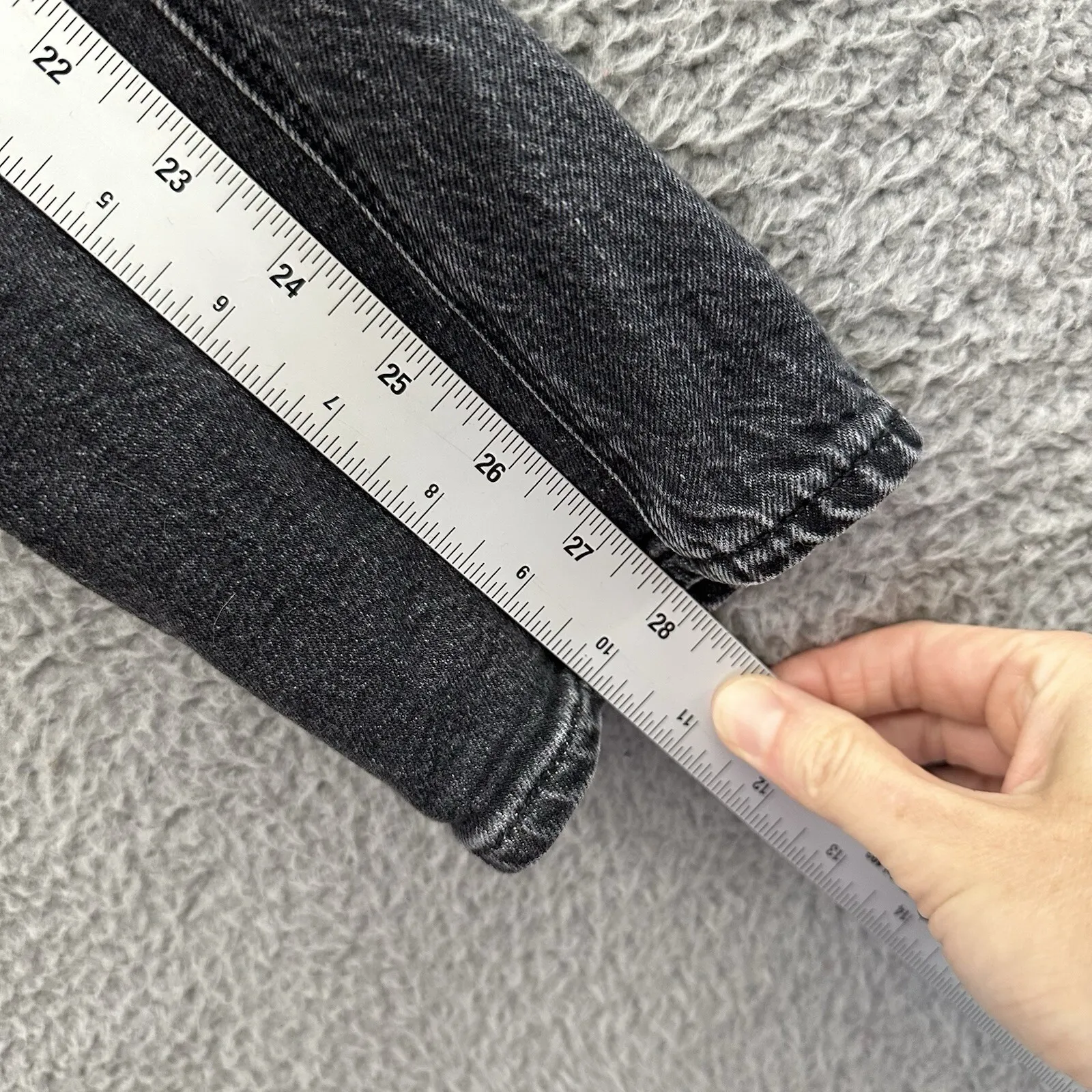 American Eagle Mom Jeans Strigid High‎ Rise Preppy Straight Leg Women's 2 x 28 - Image 9