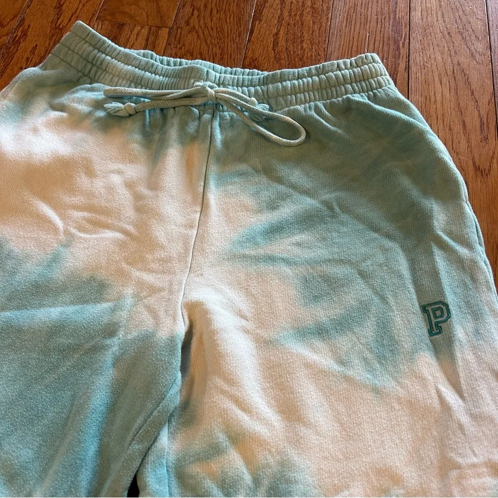 PINK Tie Dye Sweatpants Victoria’s Secret Teal Blue White Extra Small XS - Image 3