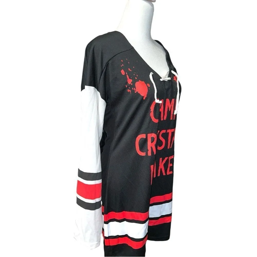 Friday the 13 th hockey jersey for her! Black Size M - Image 4