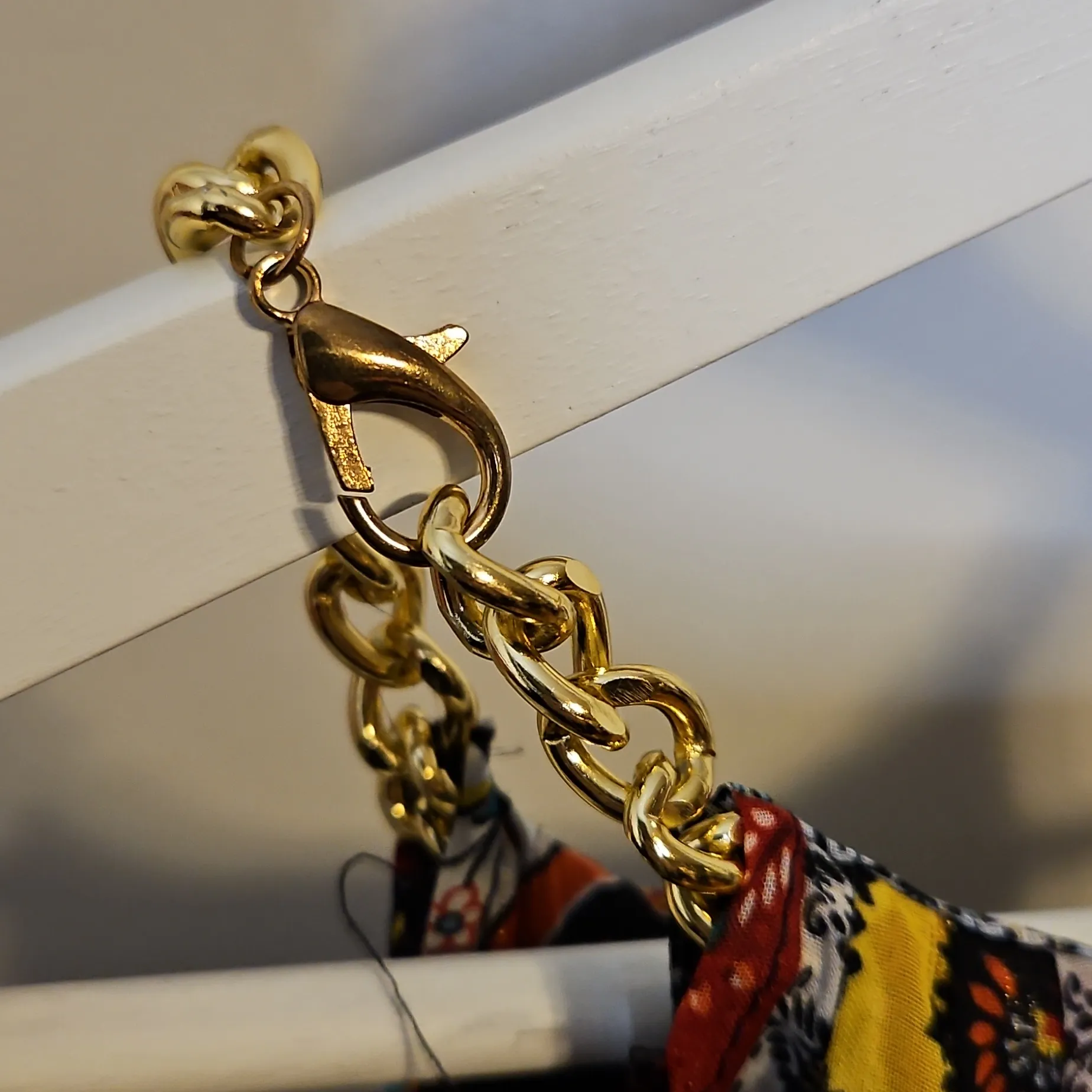 T Tahari Halter-Neck Chain Maxi Dress Women's Bohemian Woodland Patchwork Print - Image 10