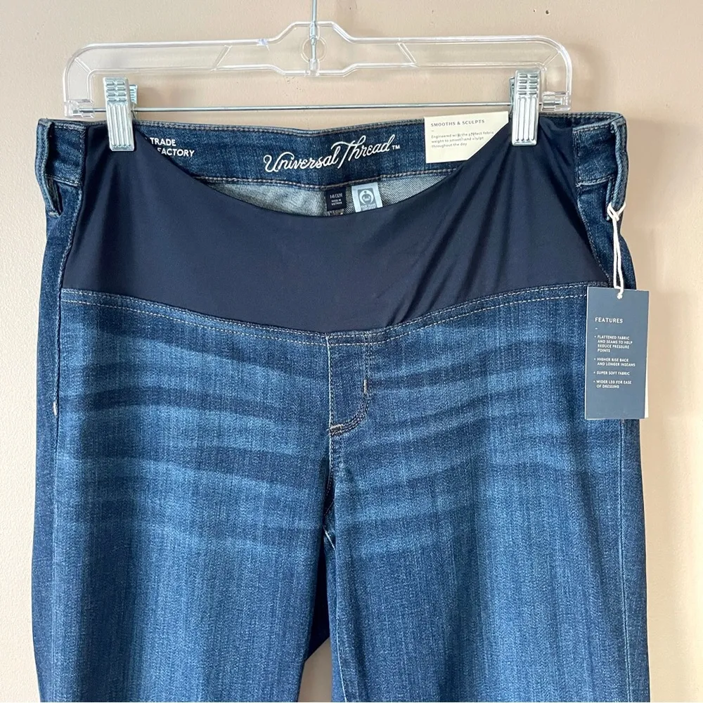 UNIVERSAL THREAD | Blue Bootcut Maternity Denim Jeans Sz 14 - Image 2