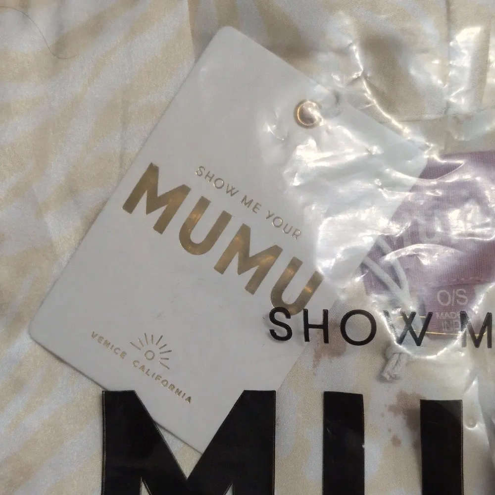 Show Me Your Mumu x Curateur The Harlow Robe Animal Print O/S New - Image 4