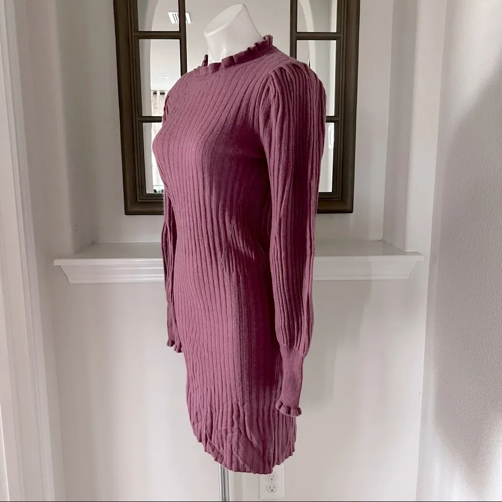 Ellie Tahari Cashmere Balloon Sleeve Sweater Dress Size S New w/Tag - Image 4