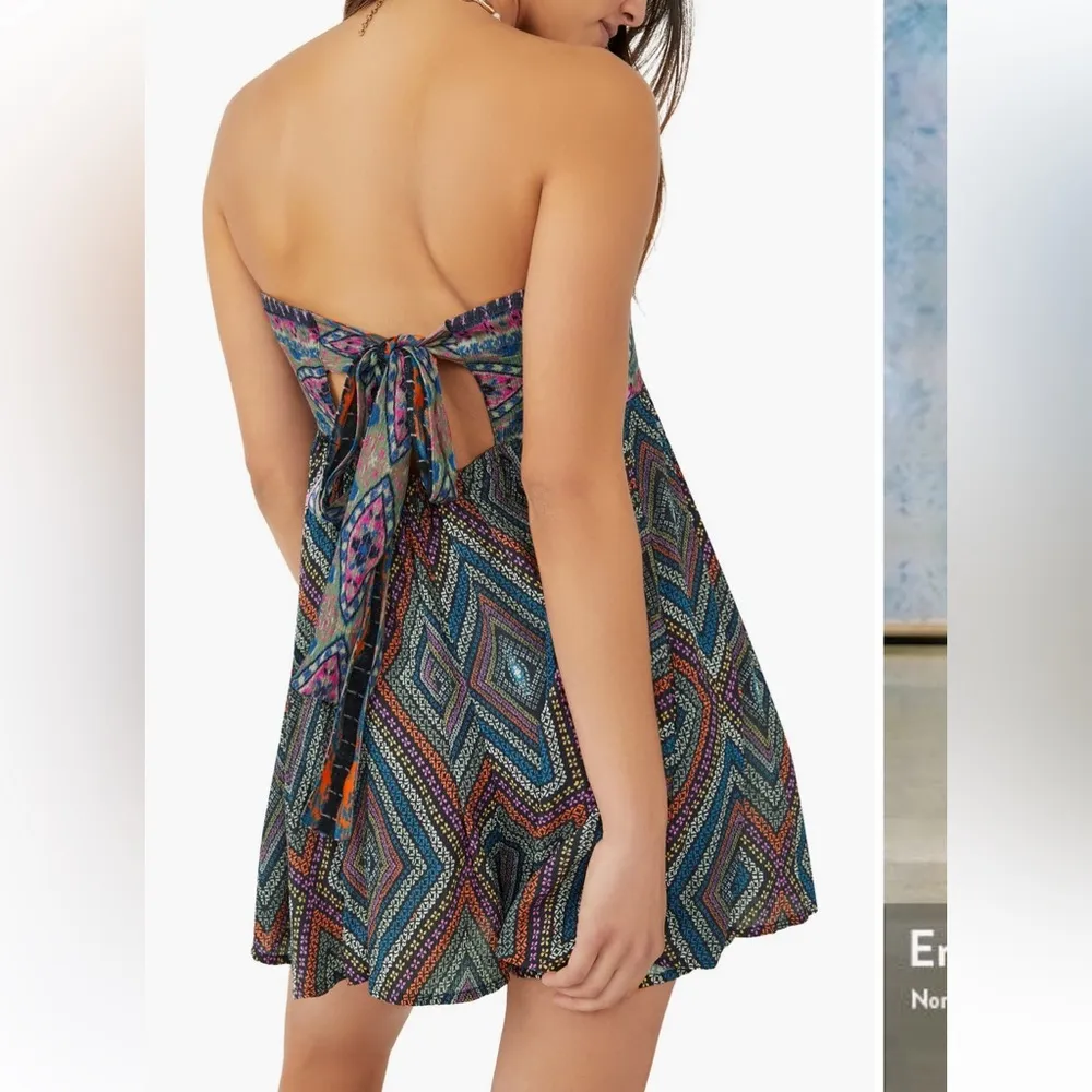 Free People Elowen Strapless Romper - Image 4