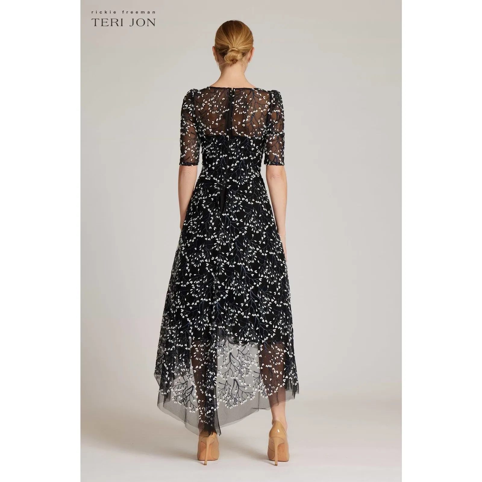 Rickie Freeman for Teri Jon 3D Lace High - Image 12