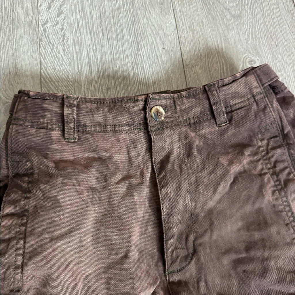 Old Navy Tie Dye Brown Khaki Cargo Pants - Image 2
