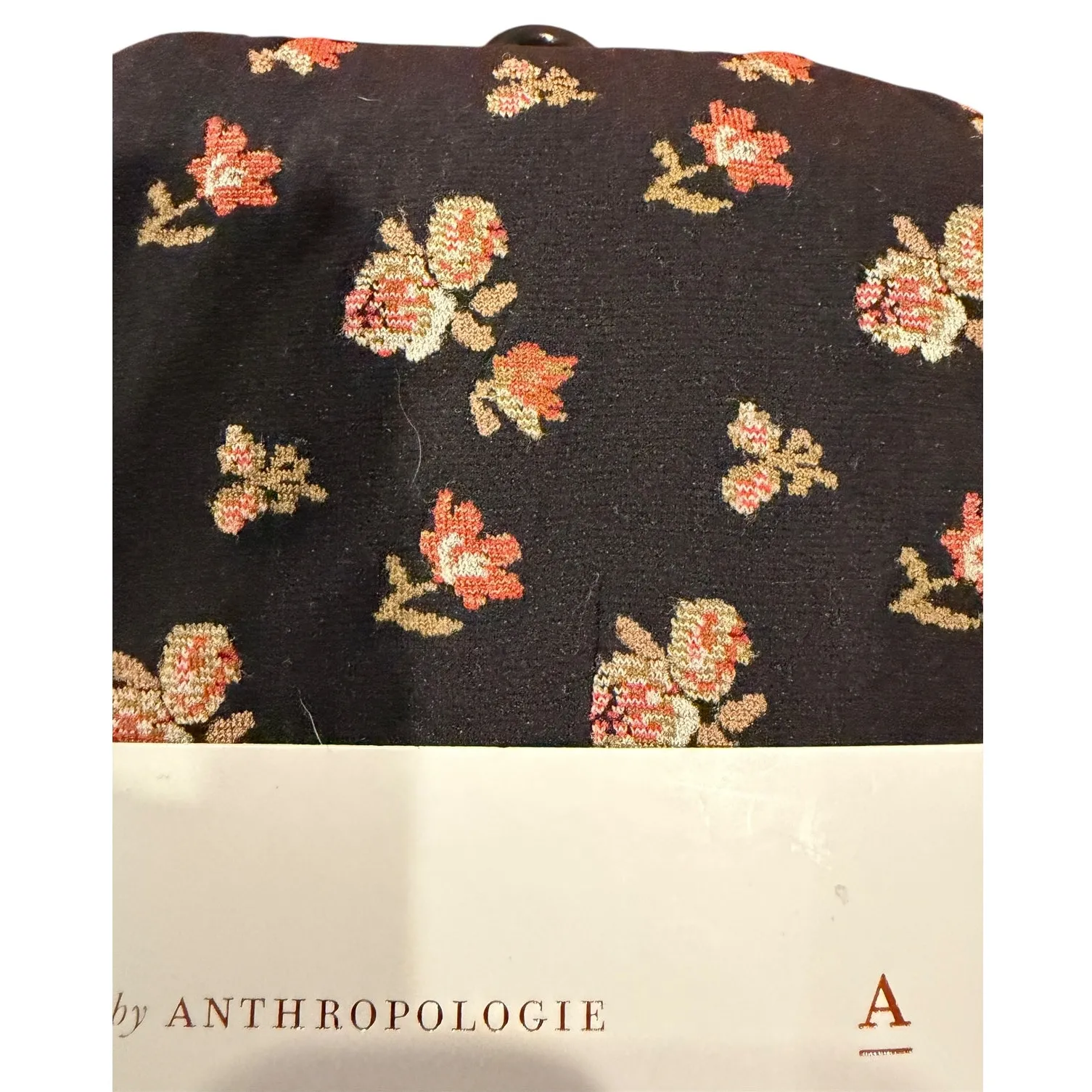 ANTHROPOLOGIE Ditsy Floral Tights Size Small Opaque NWT Pink Flowers - Image 3