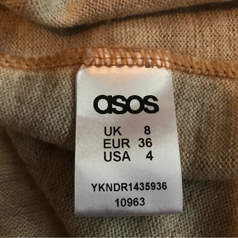 Asos Sweater Dress Size 4 Color Block 3/4 Sleeve
Career Fall Warm Cozy - Image 7