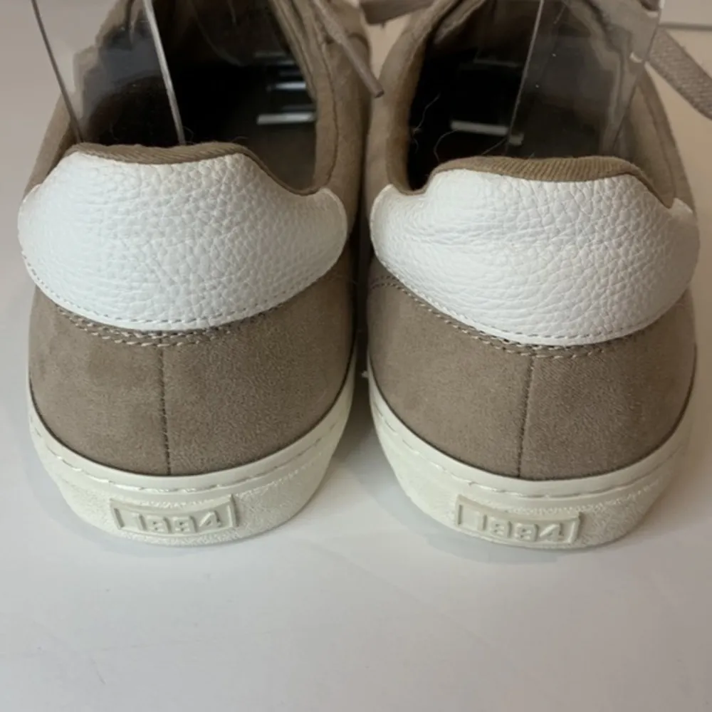 Old Navy Court Sneakers faux suede light taupe 10 - Image 4