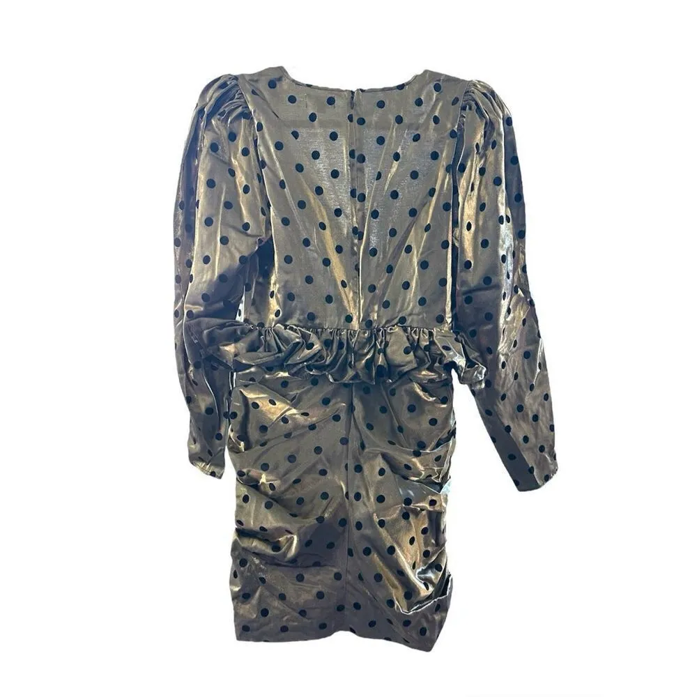 Revolve LPA Ailisa Dress in Gold & Black- Size M - Image 3