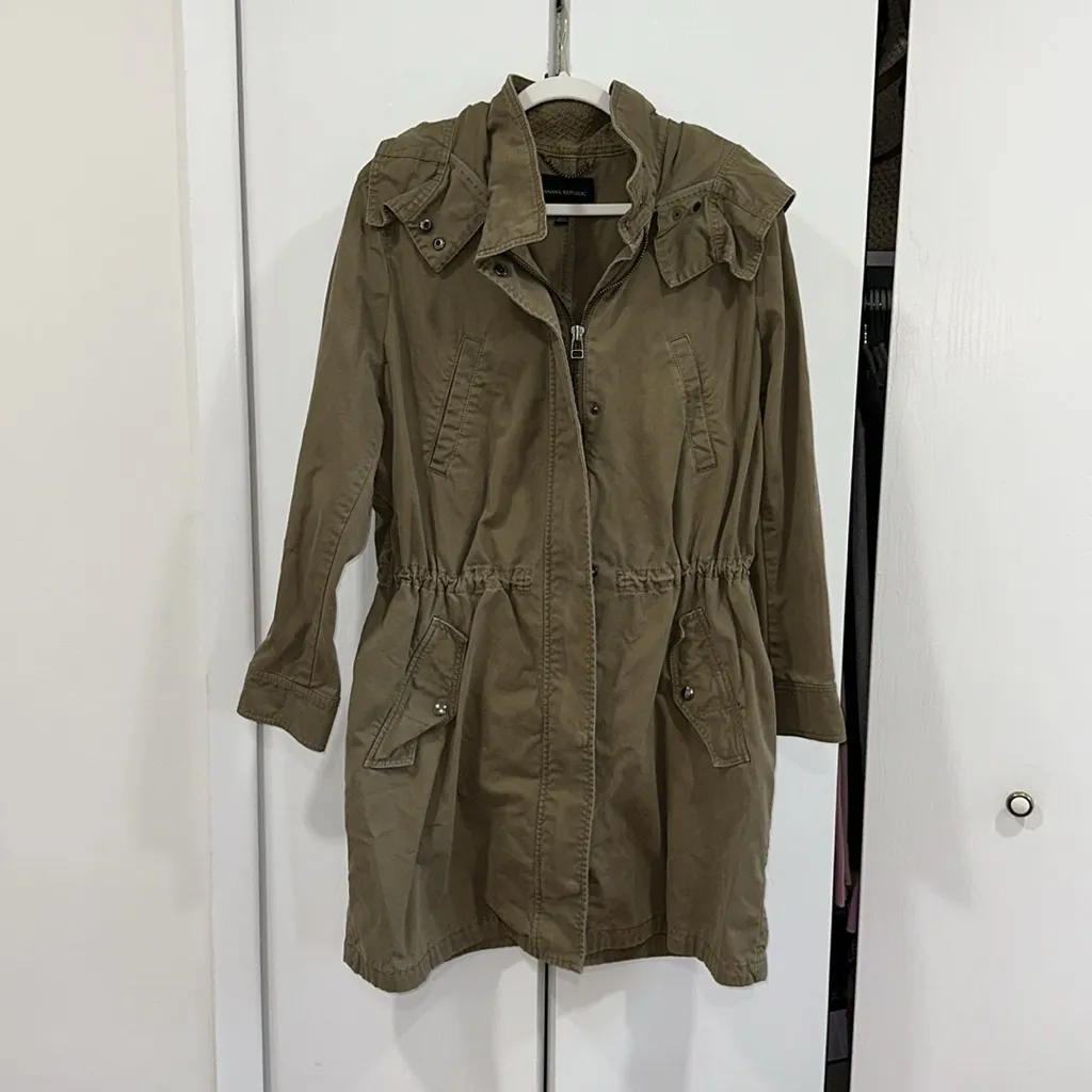 Banana Republic cargo military jacket - Image 2